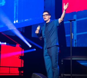 Bobby Bones Instagram - Show is doing its thing. #iheartcountry2024 rolling! On @hulu. Bringing on the stars, and helping raise money for St Jude. Shoutout to Maelin-Kate, former St Jude patient for killing it on stage!!!