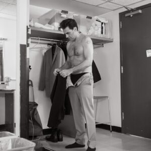 Bobby Cannavale Instagram - Some more backstage pics taken by legend @monique.carboni at our production of MEDEA at @bam_brooklyn directed by @simonandrewstone and starring my love @fullyrosebyrne 5 more shows to go. Last shot is of me and my old friend #DylanBaker our second play together. There’s no place I love being more than on a stage performing a play. Truly. Thank you to the entire staff at @bam_brooklyn in the front of the house and behind the curtain for the honor. And thank you to all of you who spent your money to support the theater. I’m forever grateful.