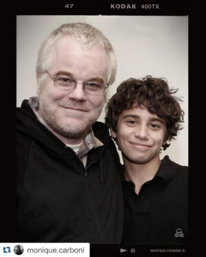 Bobby Cannavale Instagram - Phil with the kid @grandaddysnake 6 years gone. Still and always missed. 💔