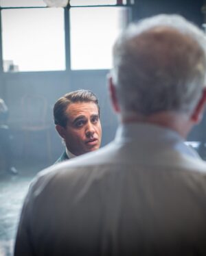 Bobby Cannavale Instagram - Tonight, @theirishmanfilm has its world premiere at @thenyff I still have to pinch myself that I’ve ever even MET @martinscorsese_ much less had the great fortune to work with him a few times now. As a kid growing up in the 70’s and 80’s who dreamed of being an actor, there wasn’t another director out there who’s vhs tapes you wanted to get your hands on more than Mr. Scorsese’s. Taxi Driver, Mean Streets, Raging Bull, King Of Comedy and all the rest. I took my young life in my hands every time I slipped those tapes into the vcr late at night, and those machines were LOUD. Nearly 40 years later i get to sit in the audience at Alice Tully Hall and watch myself sharing scenes with Robert Deniro, Joe Pesci, Harvey Keitel and Al Pacino, directed by The Master. Still can’t believe it. The 2nd pic here is the only pic I’ve asked Marty for. I’m not comfortable asking for pictures, never wanna intrude. Nevertheless, I hadda ask. This is while we were shooting Vinyl. Don’t I look super comfortable?? The last pic taken by the great @nikotavernise during the shooting of Vinyl. Do yourself a favor and go see @theirishmanfilm when it hits theaters 11/1 and on @netflix 11/27. Thanks.