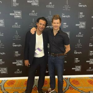 Bobby Chinn Instagram - Another day at the office. It’s been a magical ride. Love what you do, do what you love and somehow the universe conspires to help you along the way. To be able to be with industry leaders is a great privilege to say the very least. The influence of @mbctopchef has been colossal on the culinary scene across North Africa and the Middle East. Huge thanks for all at the Future Hospitality Summit for making this happen, very excited for the future of the industry. @tomaikens