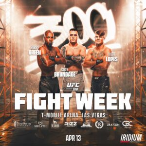 Bobby Green Instagram - These 3️⃣ #TeamIridium killers are ready to steal the show at the biggest combat sports event of the year at #UFC300 on Saturday 😎 #TheDarkside