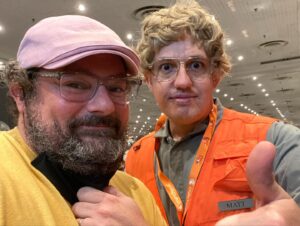 Bobby Moynihan Instagram - Thanks for having me NYCC. Listen to the Batman Audio Adventures Season 2 out now on @hbomax 🐧