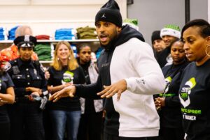 Bobby Wagner Instagram - Giving back has always been important to me and each year I try and find a way to spread love during the holidays. This year I decided to take 98 kids on a shopping spree with hopes of spreading love and holiday cheer. It was a great day for everyone! 
Thank you to everyone that made it possible, @lash_hurst  @elmnt13 @chickfila_Bellevue @modpizza @Safeway @Microsoft @Target @trophycupcakes @livv.design @snapcustomclothing @inkerprints