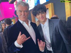 Bodhi Sabongui Instagram - Bts flicks from the black Adam premiere 😈