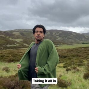 Boman Martinez-Reid Instagram - Go to Scotland for a week one day 🫵🏽😁 thank you @peacock for such an unforgettable week