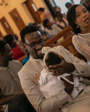 Bonko Khoza Instagram - A Happy Father indeed. My greatest gift ❤️
