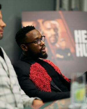 Bonko Khoza Instagram - Backstage | Heart Of The Hunter Press Junket for @netflixsa