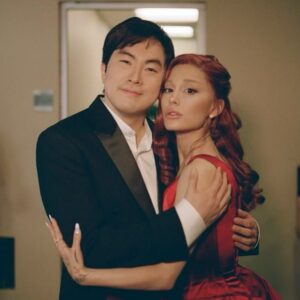 Bowen Yang Instagram - cat valentine and a fan.