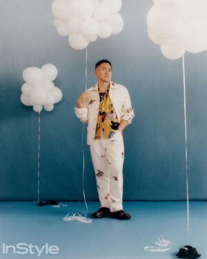 Bowen Yang Instagram - 🎈💛 @instylemagazine 

Editor-in-Chief: Sally Holmes @sallyholmes
Writer: Cady Drell hella_drella
Photographer: Jingyu Lin @jingyulin_
Director of Photography: Wolfgang Held @wolfgangheld
Stylist: Michael Fisher @mjonf
Groomer: Evy Drew for Exclusive Artists using Giorgio Armani Beauty @evydrew
Set Designer: Ethan Lunkenheimer @elunken
AC: Ali Cengiz @alicengiznyc
Grip: Max Kurgankskyy
Gaffer: Spencer Manning @manning.jpg
Creative Director: Jenna Brillhart @jennabrillhart
Executive Editor: Danielle McNally @danismcnally
Photo Director: Kelly Chiello @kellychiello
Video Director: Justine Manocherian @justinedg3
Senior Video Producer: Severine Reisp @severine_reisp
Social Direction: Ondine Jean-Baptiste @godsavethequeenondine
Production Assistant: Amanda Lauro @amanda.lauro
Booking: @talentconnectgroup
@instylemagazine