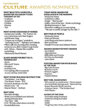 Bowen Yang Instagram - Here are the nominees for the 2024 Las Culturistas Culture Awards. 🏆 Winners will be announced on June 15th at the Kings Theatre in Brooklyn.
