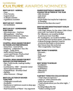 Bowen Yang Instagram - Here are the nominees for the 2024 Las Culturistas Culture Awards. 🏆 Winners will be announced on June 15th at the Kings Theatre in Brooklyn.
