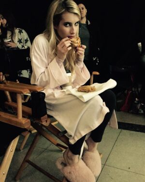 Brad Falchuk Instagram - @emmaroberts delicious.  #popyes #screamqueens