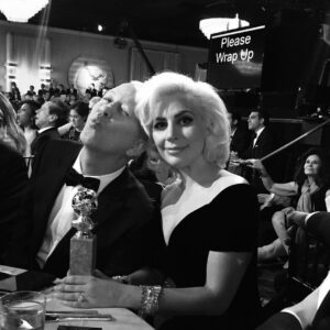 Brad Falchuk Instagram - Overjoyed for this amazing lady.  So deserving and authentic and talented.  @ladygaga #ladygaga #ryanmurphy #goldenglobes #thecountess #americanhorrorstoryhotel