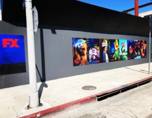 Brad Falchuk Instagram - Street art.  Season 9 starts tonight!  One of the reasons we created AHS was our love for 80’s slasher movies.  Friday the 13th is the movie that turned me on to horror.  Simple, relatable and terrifying.  I’m super excited to show you all our little contribution to the genre.  Have fun - and if you hear jingling keys, RUN!!!
#ahs #ahs1984 @fxnetworks @ahsfx #noine
