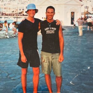 Brad Goreski Instagram - “When the trip ended and we said goodbye, we could not text. I could not scroll through photos on my phone. I had to go home and get my film developed at Rite Aid like an animal. And there, back in LA, shuffling through the pictures of that week, I knew.”
From We Are Experiencing A Slight Delay out July 9 available at link in bio. 
Btw Happy 23rd anniversary, Brad.