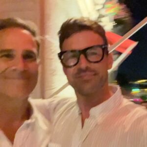 Brad Goreski Instagram - We’ve traveled the world together, survived horrible hair styles and I can still trick you into thinking I’m taking a photo when it’s actually a video. Happy Valentine’s Day @garyjanetti! I love you! ❤️🫶🏻