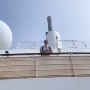 Brad Goreski Instagram - “In addition to our cabin being directly above the piano bar, it is also, we have just come to discover, directly below the foghorn. Which has been going off every two minutes for the past hour, and will probably continue for the entire night. Two minutes between horn blasts is the exact perfect length of time for you to think maybe it’s finally ended, because you haven’t heard it in a wh— Oh, wait, there it is again!”
From We Are Experiencing A Slight Delay out tomorrow. 
Available at link in bio. 
@harper