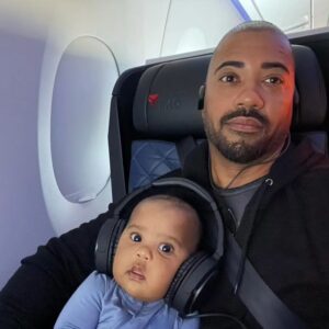 Brad James Instagram - Just a passenger on Knight James' 11th flight,
Ella's 11,000th and Keshia's 111,000,000,000th 😁✈️🌍