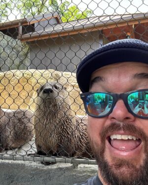 Brad Williams Instagram - Thank you to @ZooKnoxville for giving me a VIP tour before my show! It was awesome! Fed some red pandas, hung out with a 150 year old tortoise, and gave otters fish. The other patrons were probably staring at me like “they put the dwarfs in cages with the animals?”