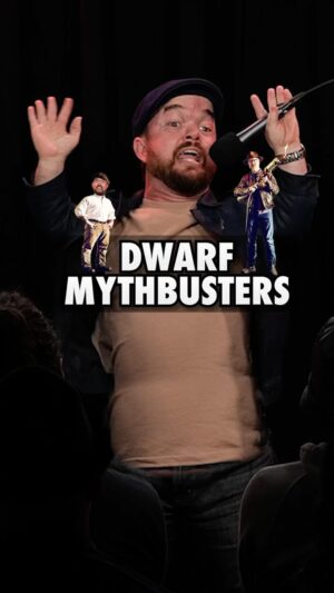 Brad Williams Instagram - Dwarf Mythbusters?! 🤯 @bradwilliamscomic is on the new SOTS Monday on YT! #foryou #funnyreels #dwarf #standupcomedy #crowdwork #standuponthespot