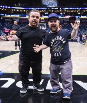 Brad Williams Instagram - Weeman and Brad Williams in the building 🤝