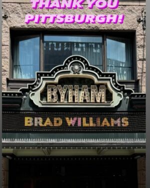 Brad Williams Instagram - Pittsburgh! Yinz guys were awesome! Thanks for being one of the best crowds on tour. Because of you, I will now put French fries on salad. BradWilliamsComedy.com for all tickets and tour dates! #BlackAndYellow #Renegade
