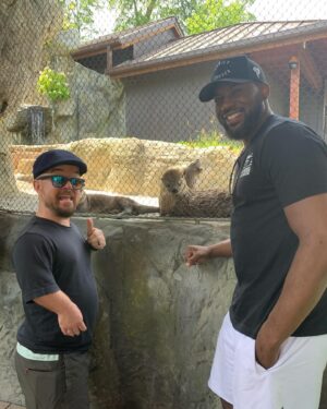 Brad Williams Instagram - Thank you to @ZooKnoxville for giving me a VIP tour before my show! It was awesome! Fed some red pandas, hung out with a 150 year old tortoise, and gave otters fish. The other patrons were probably staring at me like “they put the dwarfs in cages with the animals?”