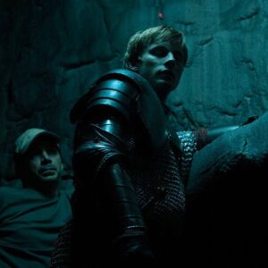 Bradley James Instagram - So as the very talented @DaleMcCready drops some #Merlin archive bombs it gives me a chance to hail the man beside me in this picture:
Any stunt of mine that looks good is because of his instruction. Any time it looks not so good, that’s on me.
When it comes to sword wielding, Andreas Petrides taught me everything I know, whilst being an absolute gentleman to boot.
(Bonus points to those of you who know which episode he makes an appearance in. Although there’s probably more than the one I’m thinking of)
We’ve since worked together on #BountyHunters only with significantly fewer swords ⚔️. Pic: A @DaleMcCready snap