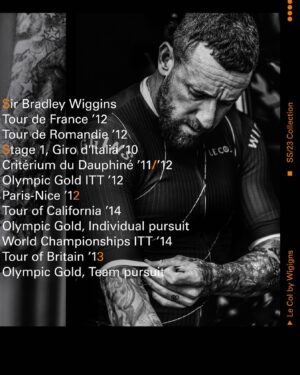 Bradley Wiggins Instagram - My new SS23 @lecoluk collection is out now,
Check it out on www.LeCol.cc