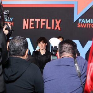 Brady Noon Instagram - So stoked for you guys to see this !! Check out family switch 🎅🐶 , out now only on @netflix