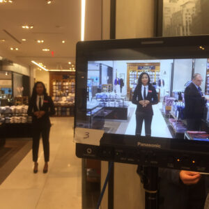 Brandhyze Stanley Instagram - Up and at 'em this morning getting another episode in for Macy's Monthly Magazine in my #suitandtie. #behindthescenes #croppedpants #tuxedo #zara #actress #bookbrandhyzestanley #host