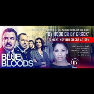 Brandhyze Stanley Instagram - So so very excited to be coming back TONIGHT to @CBSBLUEBLOODS for my 7th appearance as Grace Michaels!

And though many have already seen it....you can also catch me again in my lead role of Rosalie Evans in the #Hallmark movie, CHRISTMAS IN HOMESTEAD on Sunday #actor #actress #update #actorlife #BlueBloods #booked #bookbrandhyzestanley #cbs #tomselleck #donniewahlberg