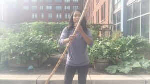 Brandhyze Stanley Instagram - Getting' in a little practice with my bo #thebasics #martialarts #bostaff #rattan #actress #learn #practicemakesperfect #twirling #chooseyourweapon