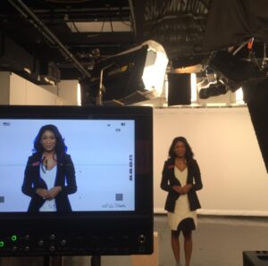 Brandhyze Stanley Instagram - Had fun again using these #teleprompter skills to knock out some copy for the latest Macy's Monthly Magazine #onset #hosting #industrial ##corporate #actor #actress #teleprompter #behindthescenes #BTS #macys