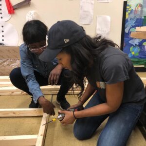 Brandhyze Stanley Instagram - Because I like learning new skills 🤓 #homerepair #homerepairclasses #powertools #woodframing #DIY #girlswhobuild #gottabuysomesafetyglasses #NHS #Week1