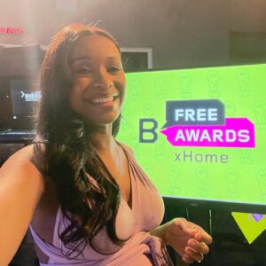 Brandhyze Stanley Instagram - It’s not quite Thursday, but throwback to my hosting at the most recent #BRIC #BeFreeAwards2021
.
.
.
.
.
.
#actress #host #oncamera #BTS #brooklyn #teleprompter #betterlatethannever
