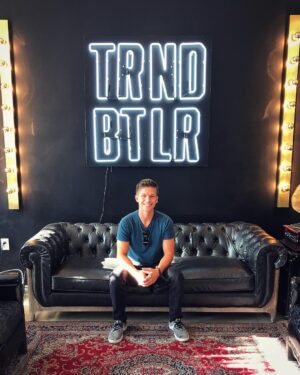 Brandon Butler Instagram - Had a great time stopping by @trendy_butler. Love their style! Thanks for having me