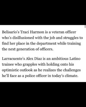 Brandon Larracuente Instagram - Honored to be a part of this series, it’s a dream come true to pay homage to my folks who are retired NYPD. This show is gritty, heart wrenching, and real. I can’t wait for you guys to see it.