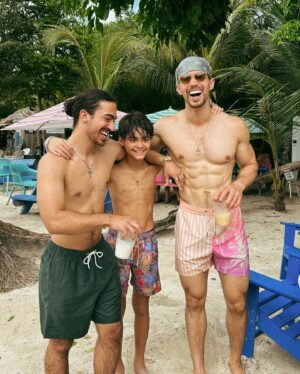 Brandon Larracuente Instagram - Surviving on vitamin D and coconut water 🥥🌴