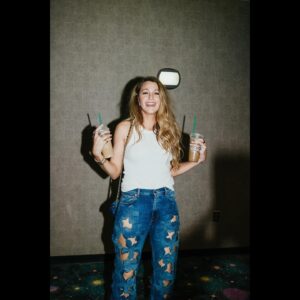 Brandon Sklenar Instagram - If audiences had half the amount of fun we did, we’re gonna put theme parks outta business. 🤩 In 20 years of doing this, I don’t think I’ve ever experienced anything quite like surprising 2500 fans with an early preview of @itendswithusmovie 🙏 to everyone who showed up in their floral jeans alongside us, including @brandonsklenar (jeans handmade by me & @isabela.ferrer 🌸🤩 🌸)
@colleenhoover being MOTHER in every way, turning it OUT for everyone at @book.bonanza 
I loved eating delicious food with @alexsaks &co. Drinking alarming amounts of coffee. Bringing the hottest plus one, my mother in law @tamtam1944 The highlight though was when I got to style sweet @isabela.ferrer in my clothes because she came straight from her job at a restaurant in Brooklyn to this mayhem bc @colleenhoover and I begged her to just hop on a plane. The best weekend, and this is only the beginning…

Final shout out to my angel hair and makeup team for jumping in and helping all my ladies, @vivianbaker and @jennifer_yepez 🩷

📸: the incredible @byjadegreene