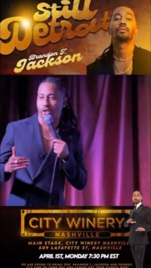 Brandon T. Jackson Instagram - Nashville ill be at the @citywinerynsh April 1st for tickets go to https://citywinery.com/nashville/events? !!! Or link in bio !! #stilldetroit #brandontjacksonstateofmind #brandontjackson