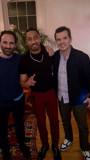 Brandon T. Jackson Instagram - Such an epic mind blowing dinner !! With the great @johnleguizamo,  @stylebookings and matt Dillion!!! #brandontjackson #stateofmind #prouducerstateofmind #stilldetroit