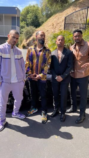 Brandon T. Jackson Instagram - It’s a stand off …#familybusiness #familybusinessneworleans @quincy @officiallybenstephens @actorjensenatwood