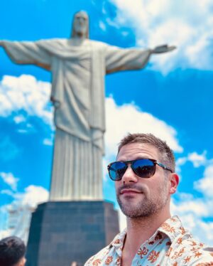 Brant Daugherty Instagram - Going to Rio de Janeiro for Carnival has been a bucket list dream for me. Thanks to @AmericanAir I finally made it! The people of Brazil and the incredible Carnival parade are things I’ll definitely never forget. And there’s no better way to get there than flying with @AmericanAir! #AmericanAirPartner