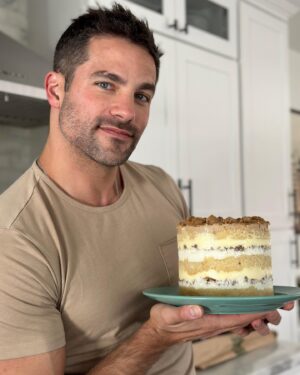 Brant Daugherty Instagram - Sometimes I work out and do macho stuff and sometimes I get bored and bake cakes because life needs variety my friends