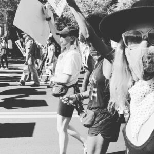 Bre Blair Instagram - 📢 you heard us... BLACK LIVES THEY MATTER HERE. yesterday’s powerful peaceful protest in Hollywood // Link in my bio to #defundpolice ( please read up on this first.. this does not mean get rid of police. Do your homework) one click will send an email to your reps asking that our funds be properly allocated to communities.