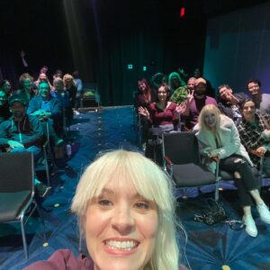 Brea Grant Instagram - @eddied4me and I did a little cast/crew screening at @vidiots for our short last week. 
Filmmakers! The microcinema at @vidiots is PERFECT for this. If you want to make sure your cast/crew/friends get to see what they made, would highly recommend booking this room!