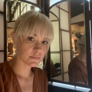 Brea Grant Instagram - Perfected the art of standing in front of a thing I was impressed with in Japan. 
Chigasaki, Kamakura, and Disney