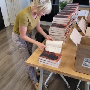 Brea Grant Instagram - Signing my story of Haunted Reels! 
You can get these signed versions now on the @rusticfilms website!